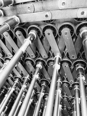 chaînes de manutention pour escalier mécanique
